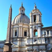 Obelisk an der Piazza Navona