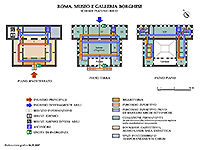 Galleria Borghese - Plan-kl